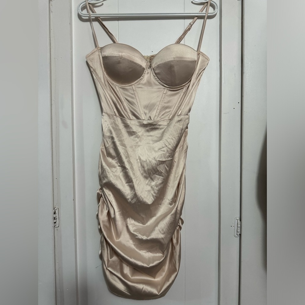 Champagne Corset Shein Dress